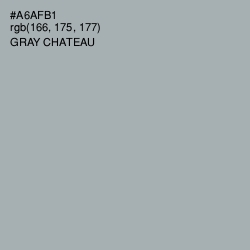 #A6AFB1 - Gray Chateau Color Image